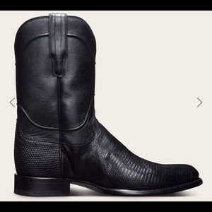Tecovas Black Lizard Cowboy Boots 11.5D
